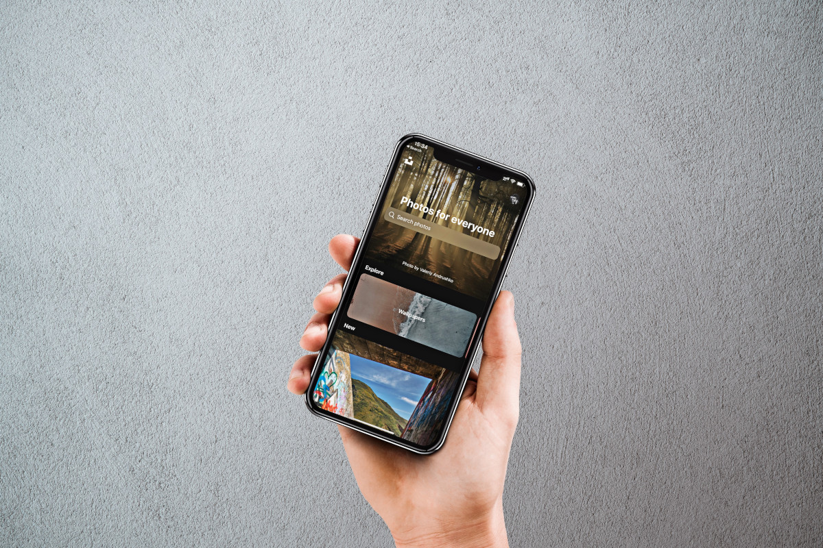 Smartphone mit App